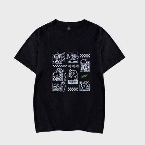 BT21 Gang Noir T-Shirt