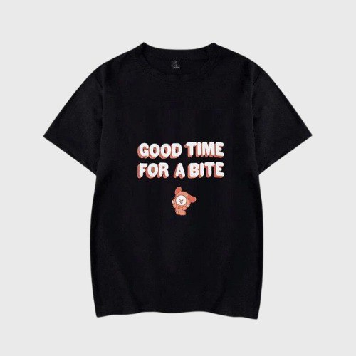 BT21 Chimmy Black Good Time T-Shirt