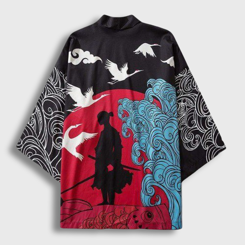 Samurai Shadow Kimono Jacket