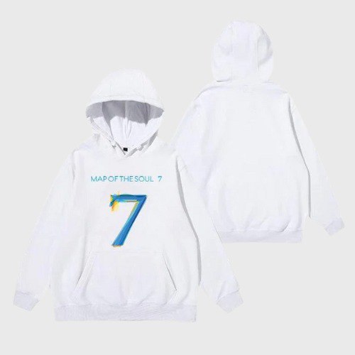 Sweatshirt BTS - MOTS7 White