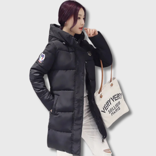 Korean Mid-Length Down Jacket