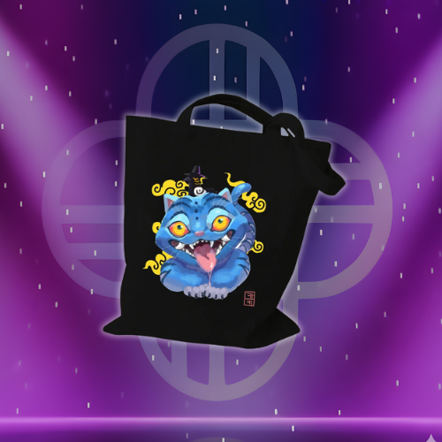 KPop Demon Hunters Derpy Tiger Tote Bag