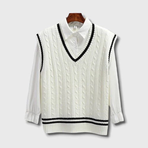 Sleeveless Korean Sweater