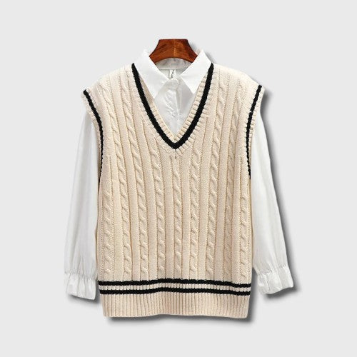 Sleeveless Korean Sweater