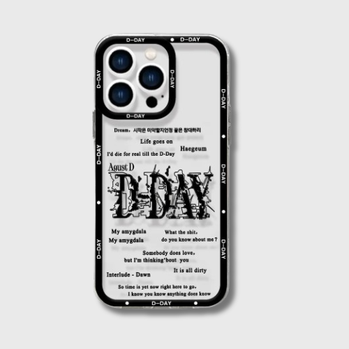 Kpop Suga D-DAY phone case