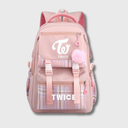 Plaid Backpack Twice