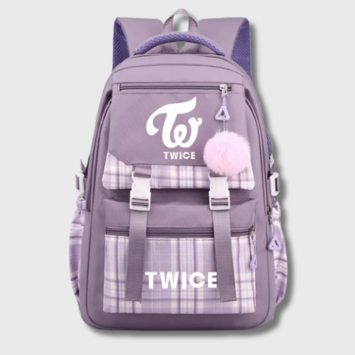 Plaid Backpack Twice