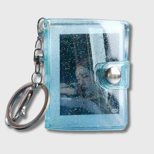 K-pop Photocard Storage Case with Keychain