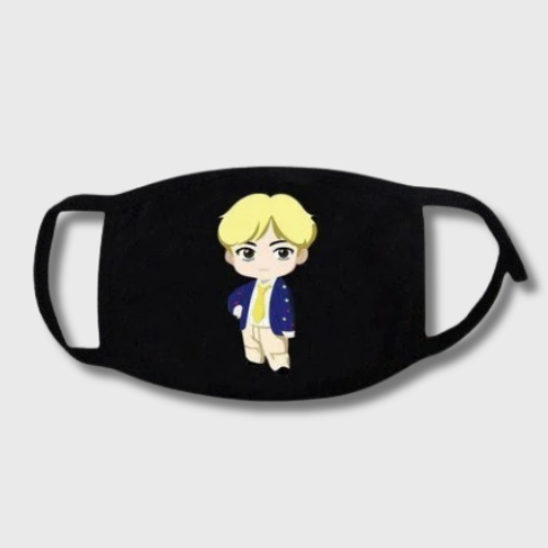 Set of 3 BTS Masks - Jin Kawaii