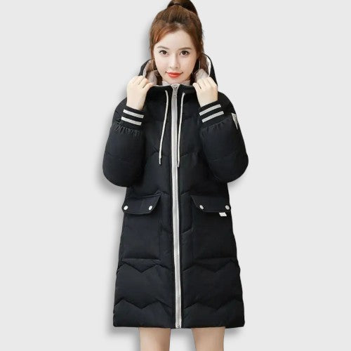 Korean Mid-Length Down Jacket