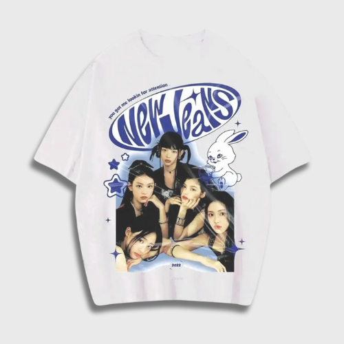 Oversize KPOP New Jeans T-shirt