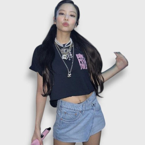 Jupe Short en Jean | Jennie BlackPink
