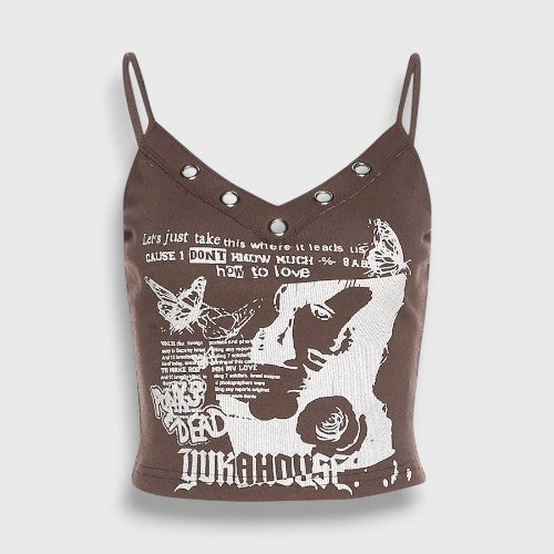 Débardeur Marron KPOP | Liz IVE