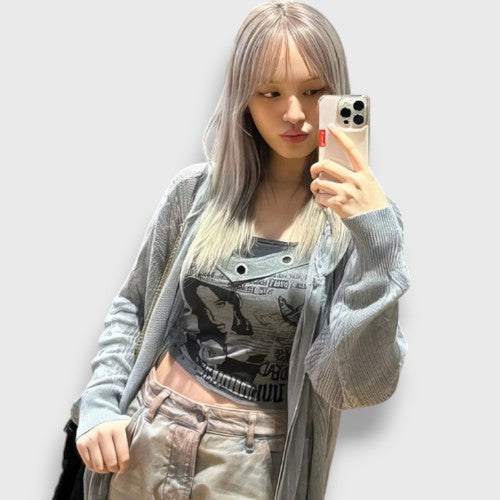 Débardeur Marron KPOP | Liz IVE