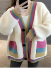 Pull Cardigan Oversize Femme