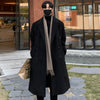 Long Manteau Noir Korean