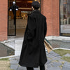 Long Manteau Noir Korean