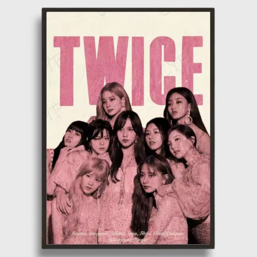 Decorative Poster KPOP Group Twice