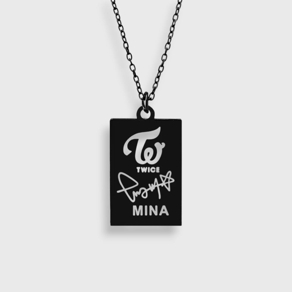 Black Twice Necklace - Mina
