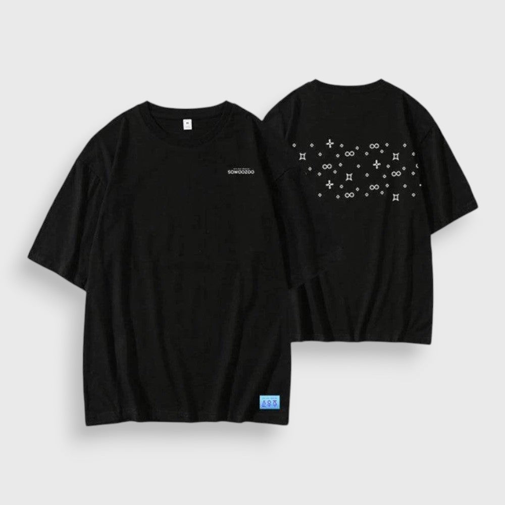 BTS Sowoozoo Black T-Shirt
