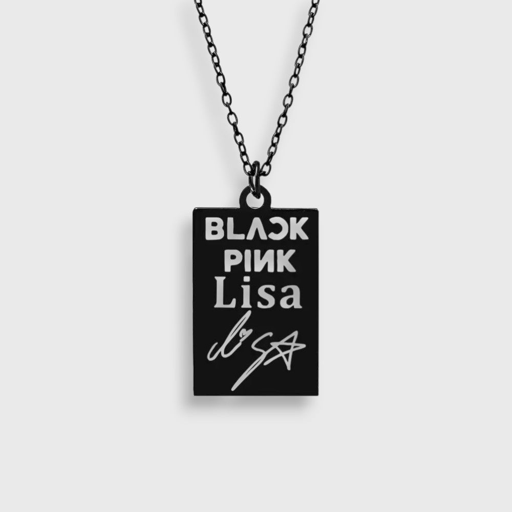 Black Pink Necklace - Lisa
