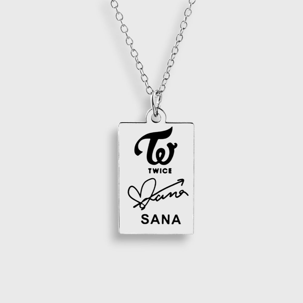 Silver Necklace Twice - Sana