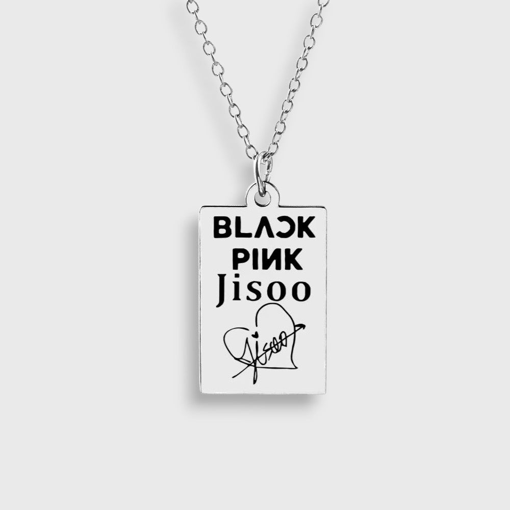 Silver Necklace Blackpink - Jisoo