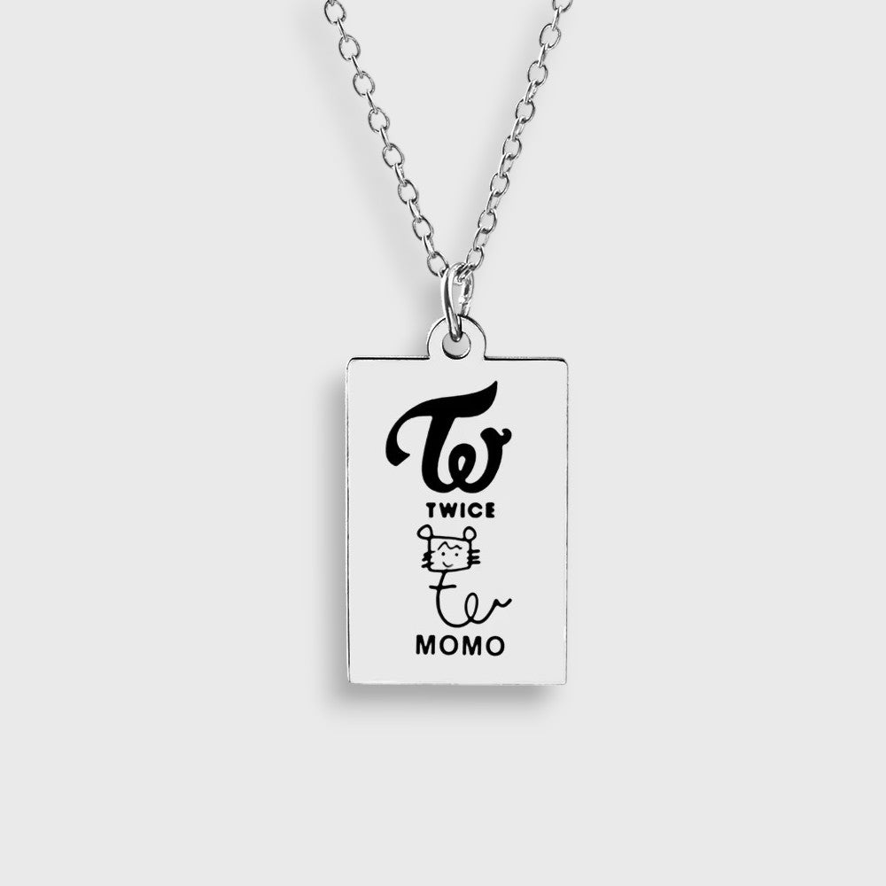 Silver Necklace Twice - Momo