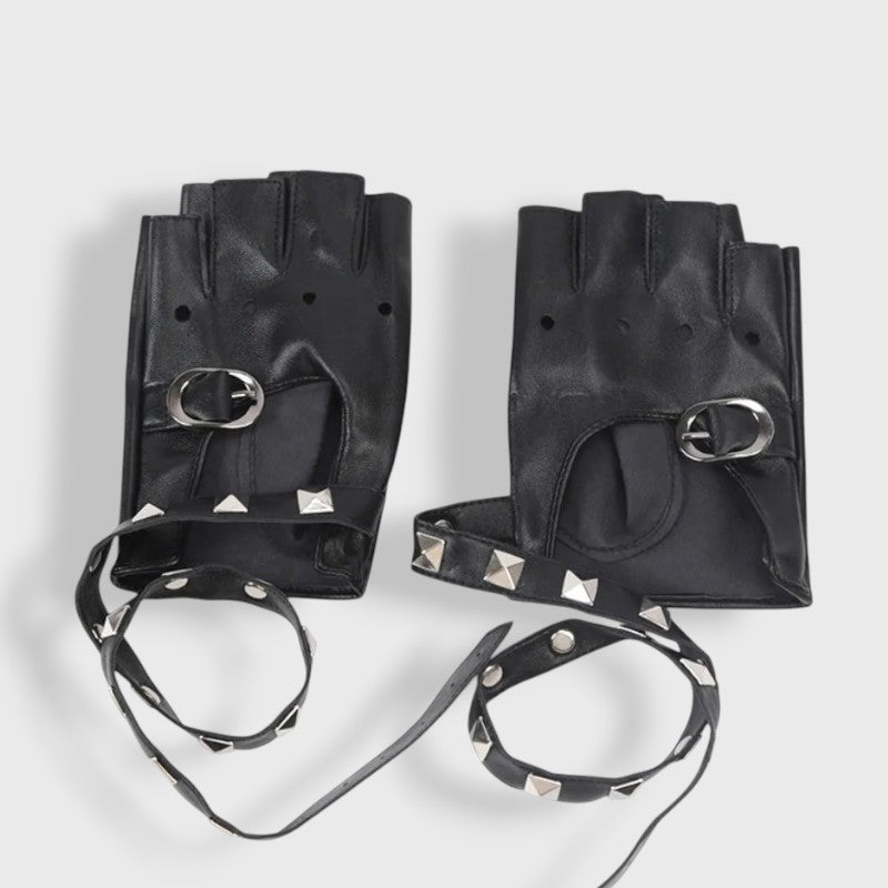 KPOP Style Leather Gloves