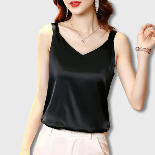 Korean Satin Tank Top