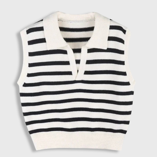 Striped Tank Top Sweater