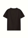 T-shirt Coréen Oversize Noir