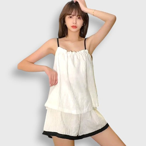 White Pajama Set