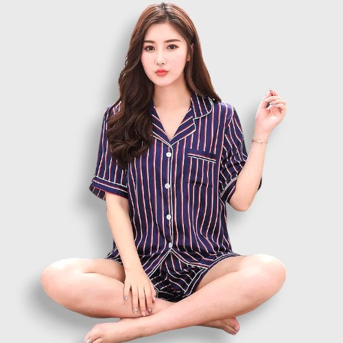 Korean Striped Pajama Set