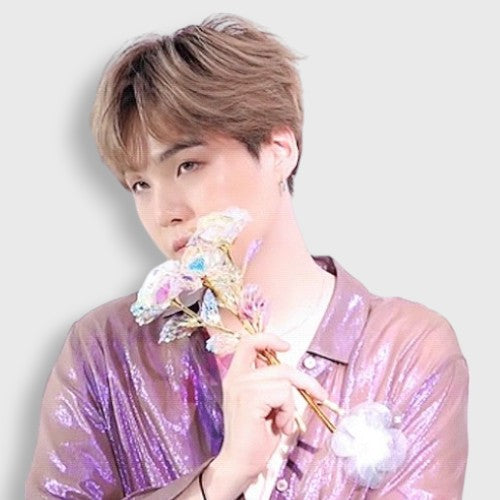 Chemise Etincelante Lilas | Suga BTS