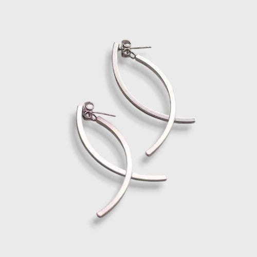 Boucles d'Oreilles Bâton Incurvé | Jimin BTS