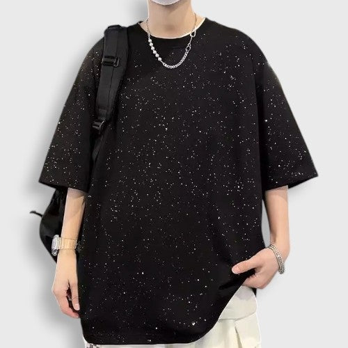 T-shirt Noir KPOP Nuit Etoilée | Jungkook BTS