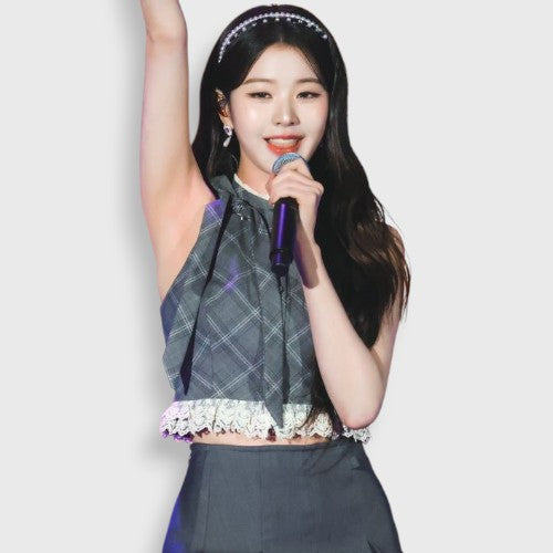 Ensemble Jupe à Carreaux KPOP | Wonyoung IVE