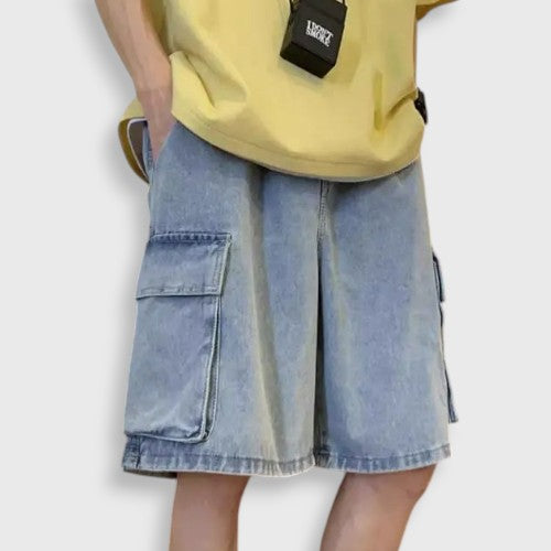 Short Jean Cargo Noir | Jeongin Stray Kids