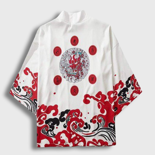 Red Devil Kimono Jacket