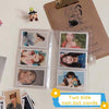 A6 Clear Binder Kpop Photocard Strorage Bag PP Matte Business Card Holder Cards Clip Ticket Sticker Collect Book Stationary