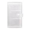 A6 Clear Binder Kpop Photocard Strorage Bag PP Matte Business Card Holder Cards Clip Ticket Sticker Collect Book Stationary