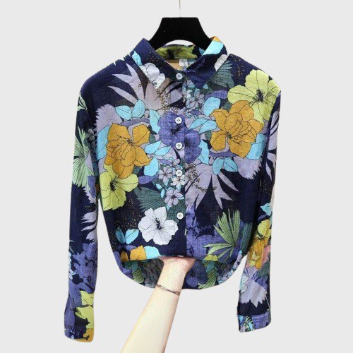 Flower-colored shirt
