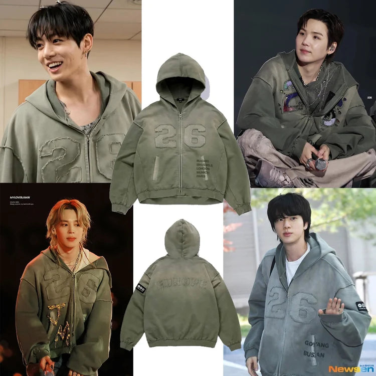 BTS Inspired Oversized Hoodie