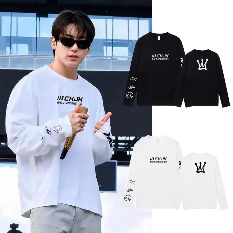 BTS Jung Kook CKJK Long Sleeve Shirt