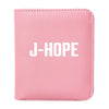 Bangtan Boys wallet short wallet fan support card bag storage bag student coin purse with JK JINMIN JIN SUGA