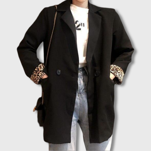 Korean Leopard Blazer