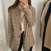 Blazer Korean a carreaux