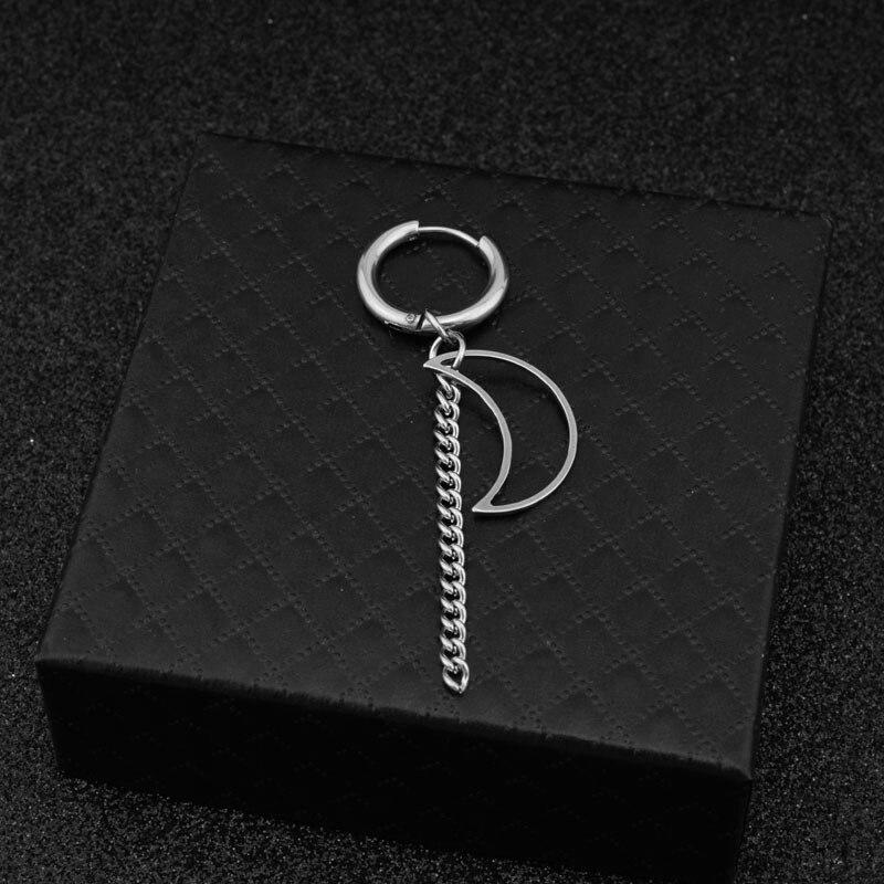 Boucle d'oreilles lunaire