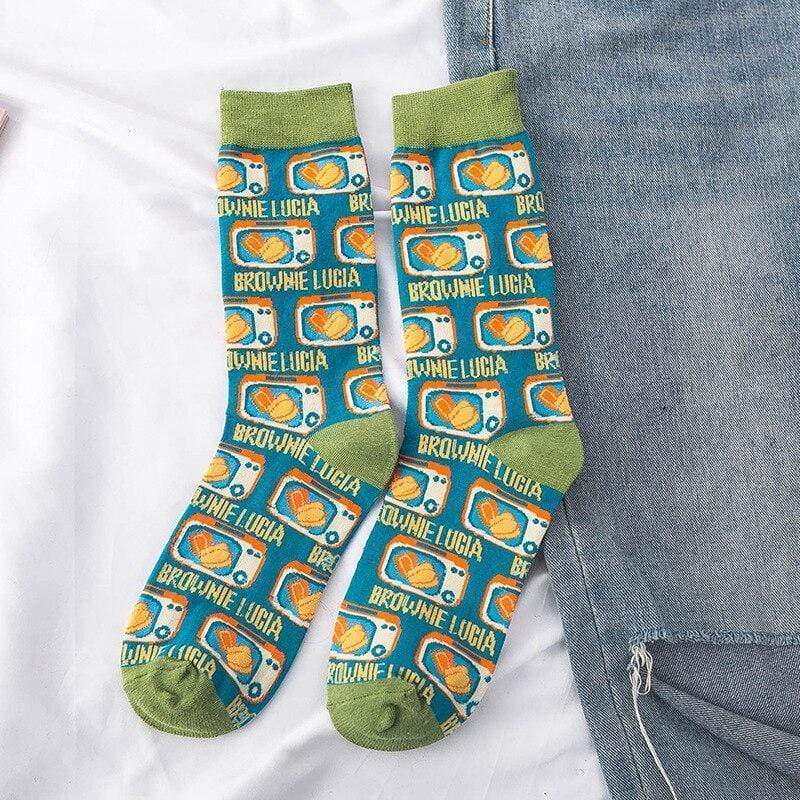 Chaussette Coreenne Cartoon